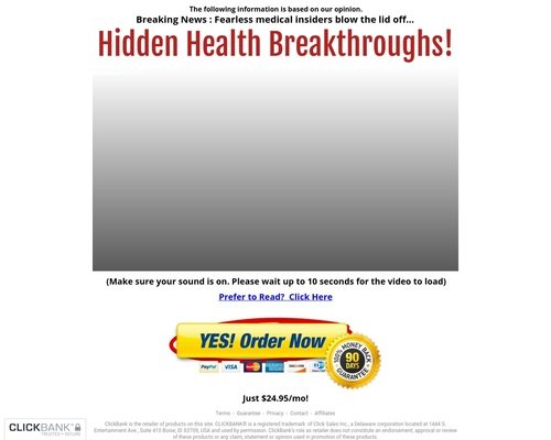 Health Confidential Health Confidential