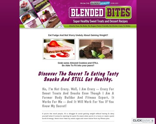 Blended Bites – Healthy Snacks & Treats Recipes Blended Bites – Healthy Snacks & Treats Recipes